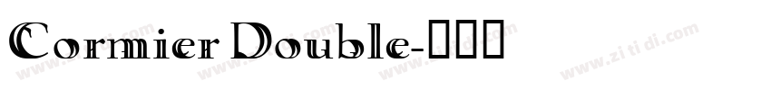 Cormier Double字体转换